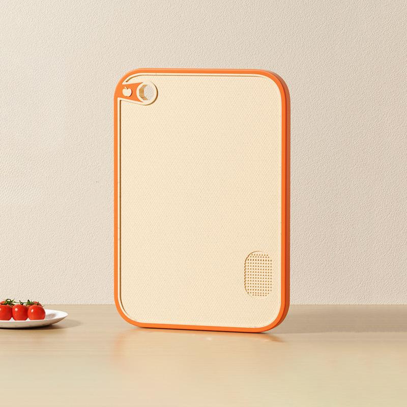 

Double-Sided Wheat Straw Cutting Board - Antibacterial, Non-Slip, Adhesive Backing, Home Kitchen Fruit Chopping Board 1pc