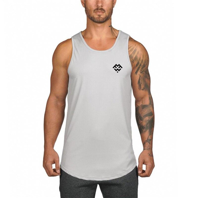 Muscleguys   Summer Muscle Man Tank Tops Mesh Gym Bodybuilding Vest Fitness Men Sleeveless Tops Workout Clothing