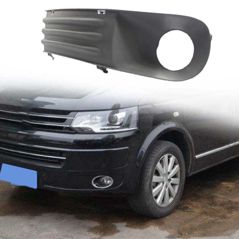 Practical  Front Bumper Grill Sturdy L/R Fog Lamp Hole Cover 7H0807489B 7H0807490B Standard Black Fog Lamp Cover