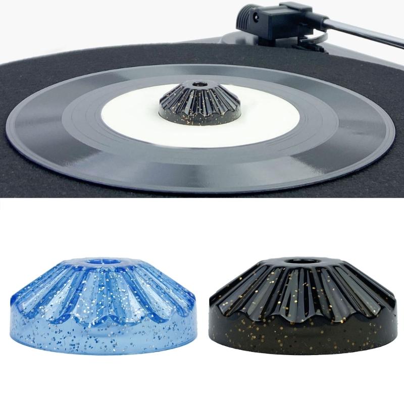 Quick Install LP45 Record Stabilizer Adapter Secures Fit For LP45 Vinyls Players Durability Design Enhances Sound Quality