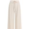 Shop   Women Waistband Ice Rayon Wide Pants Khaki Brown Pic Wpt 20647