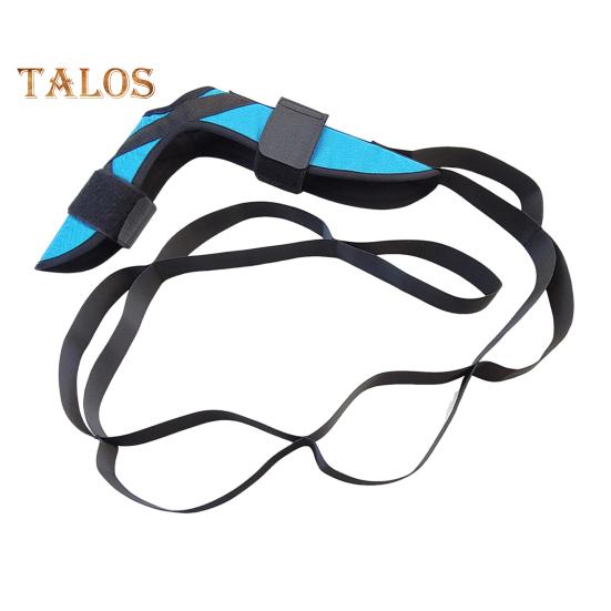 

Ремень для йоги с петлей, регулируемый для растяжки голени, для мужчин и женщин, для домашних тренировок, физиотерапевтических упражнений, лента сопротивления синий