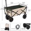 Outdoor Folding Camping Wagon with Brake