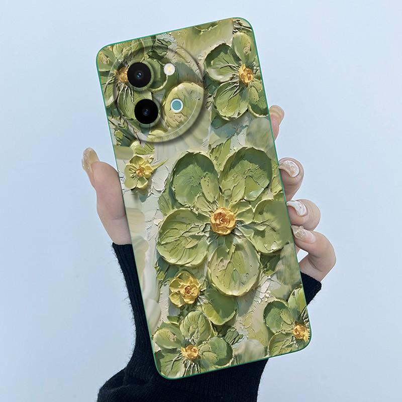 Case For Vivo Y38 Y58 T3X 5G Cute Panda Sweet Girls Silicone Soft Back Cover for VivoY38 VivoY58 5G Bumper Protective Casing