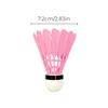 Pink Badminton Shuttlecocks Stable Flight High Elasticity Perfect For Indoor Outdoor Sports Training And Casual Games
