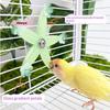 M-Interactive Rotating Windmill Parrot Relieve Boredom Toy Bird Mental Stimulation Entertainment Gnawing Cage Accessories Toy