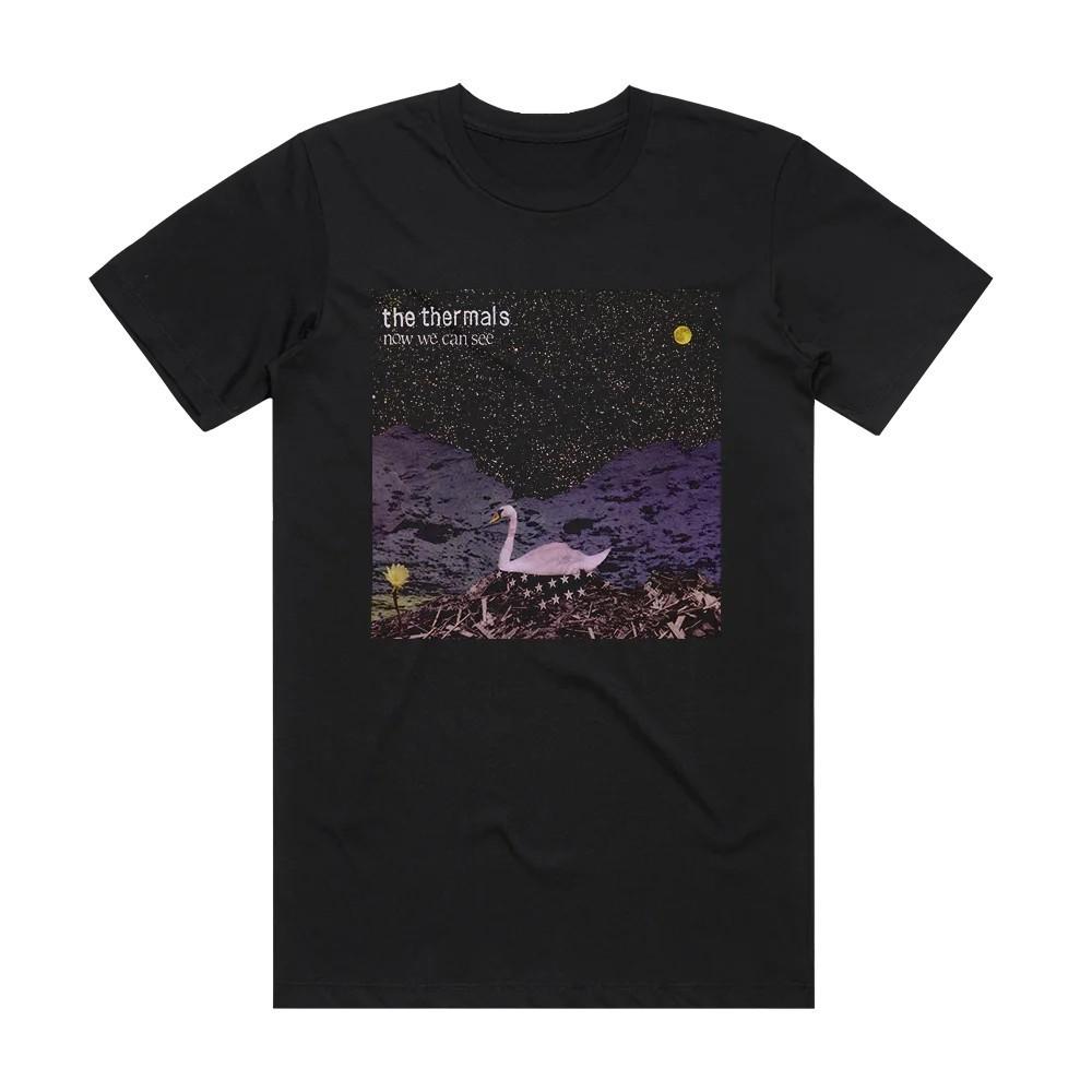 The Thermals Now We Can See Album Cover T-Shirt Schwarz T821 XXL blue