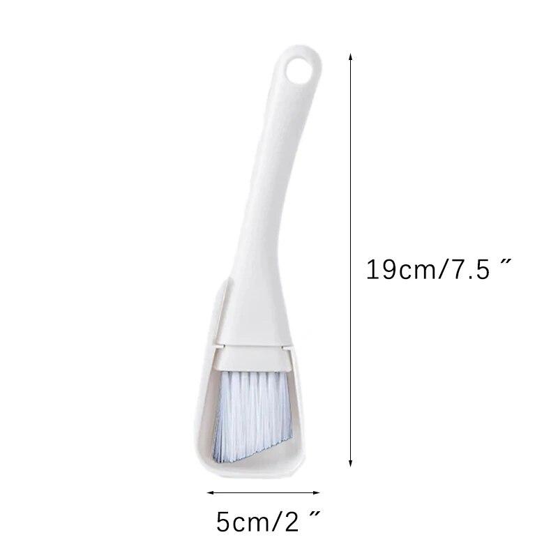 1pc Window Groove Cleaning Brush Dustpan 2 In 1 Household Cleaning Tools Windows Slot Cleaner for Door Floor Keyboard Brush