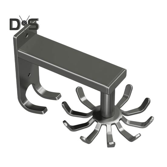 Kitchen Rotating Hooks for Utensils 10 Claw Cooking Utensil Rack for Spoons Pot Rags 360 Degrees Rotation Wall-Mounted Hanger Holder