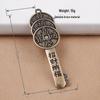 Twelve Zodiac Brass Keychains: Five Emperors Coin Pendants To Attract Wealth and Fortune