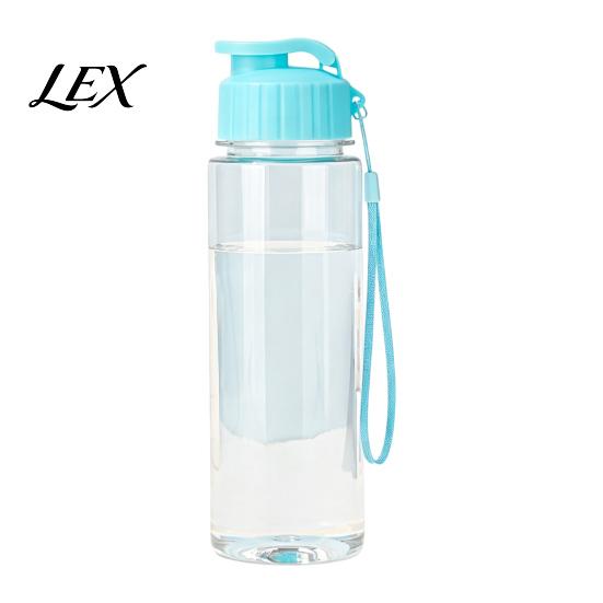 Matte Texture Water Bottle Sports Bottle, with Flip Lid And Lanyard, Portable Leak-proof PET Cup, Lightweight Fitness Jug, for Gym School Office