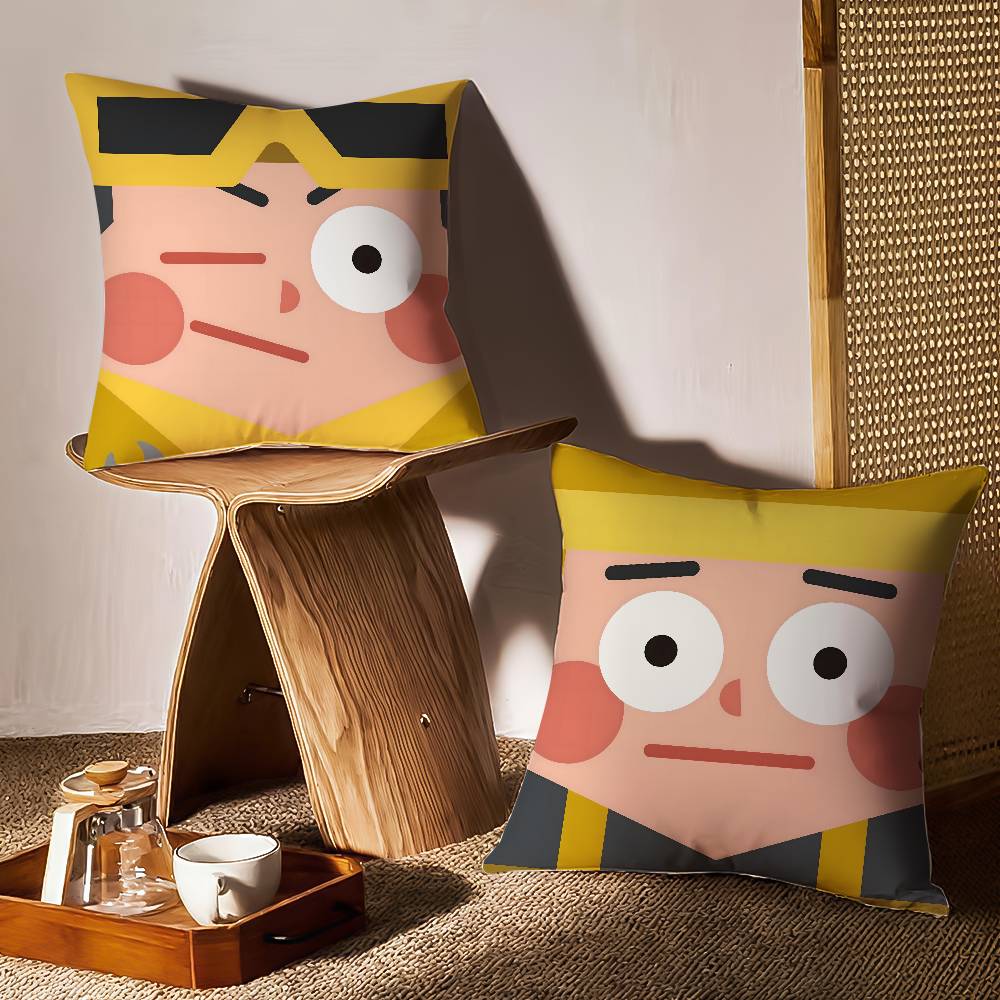 Cute Funny Abstract Character Avatar Pillow Case Printing Pillowcase Living Room Sofa Cushion Cover Bedroom Room Decor
