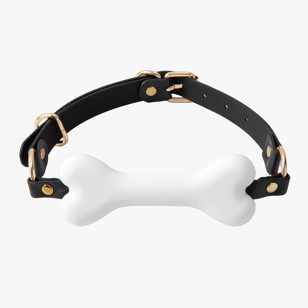 Silicone Dog Bone Gag for Role Play & Restraints