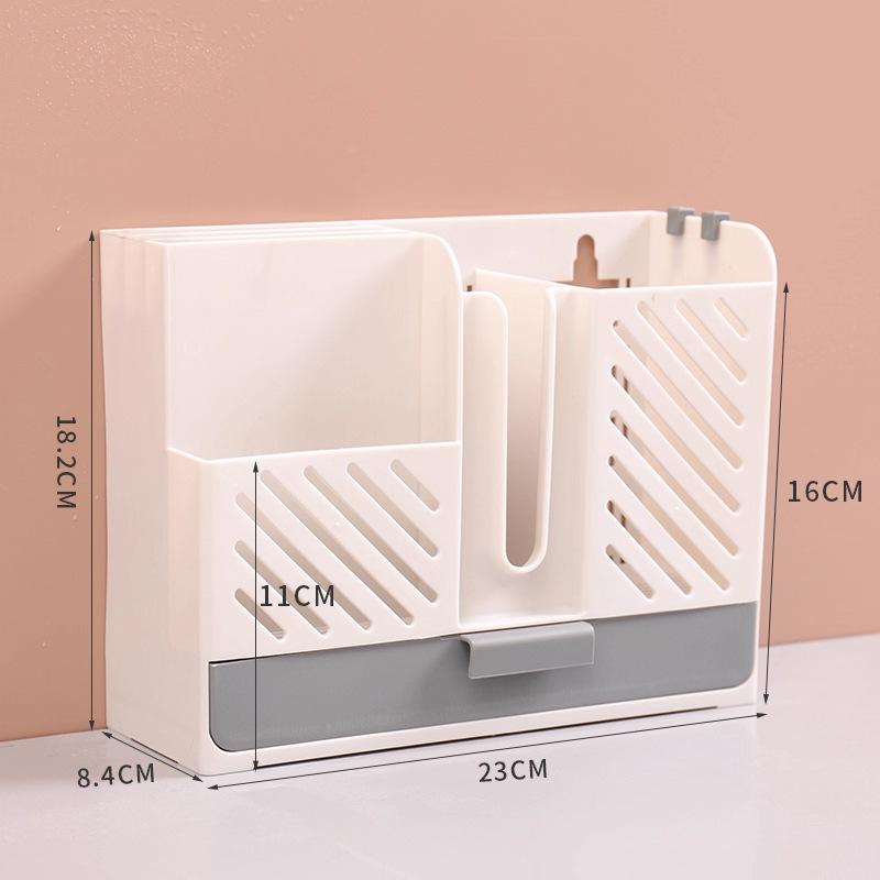 

Настенный ящик для хранения палочек для едыДренажная подставка для палочек для едыБытовая кухонная стойка для хранения без сверления off-white [large]