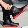 Outdoor Men Fishing Rain Boots Non-slip Waterproof Rain Boots Indoor Warm Kitchen Work Rain Boots Car Wash Rubber Boots