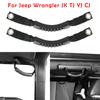 Bil Nylon Web Stropper Med Gummi Grep Innvendige Håndtak Dørhåndtak Passer For Jeep For Wrangler JK 2 Tommer-3 Tommer Polstret Håndtak