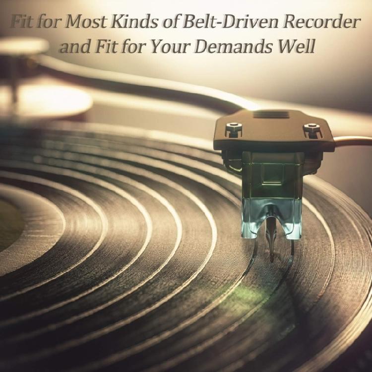 5 Pack Record Player Belt Rubber Drive Bands Record Player Drive Belts Turntable Repair Part Rubber Texture for Player