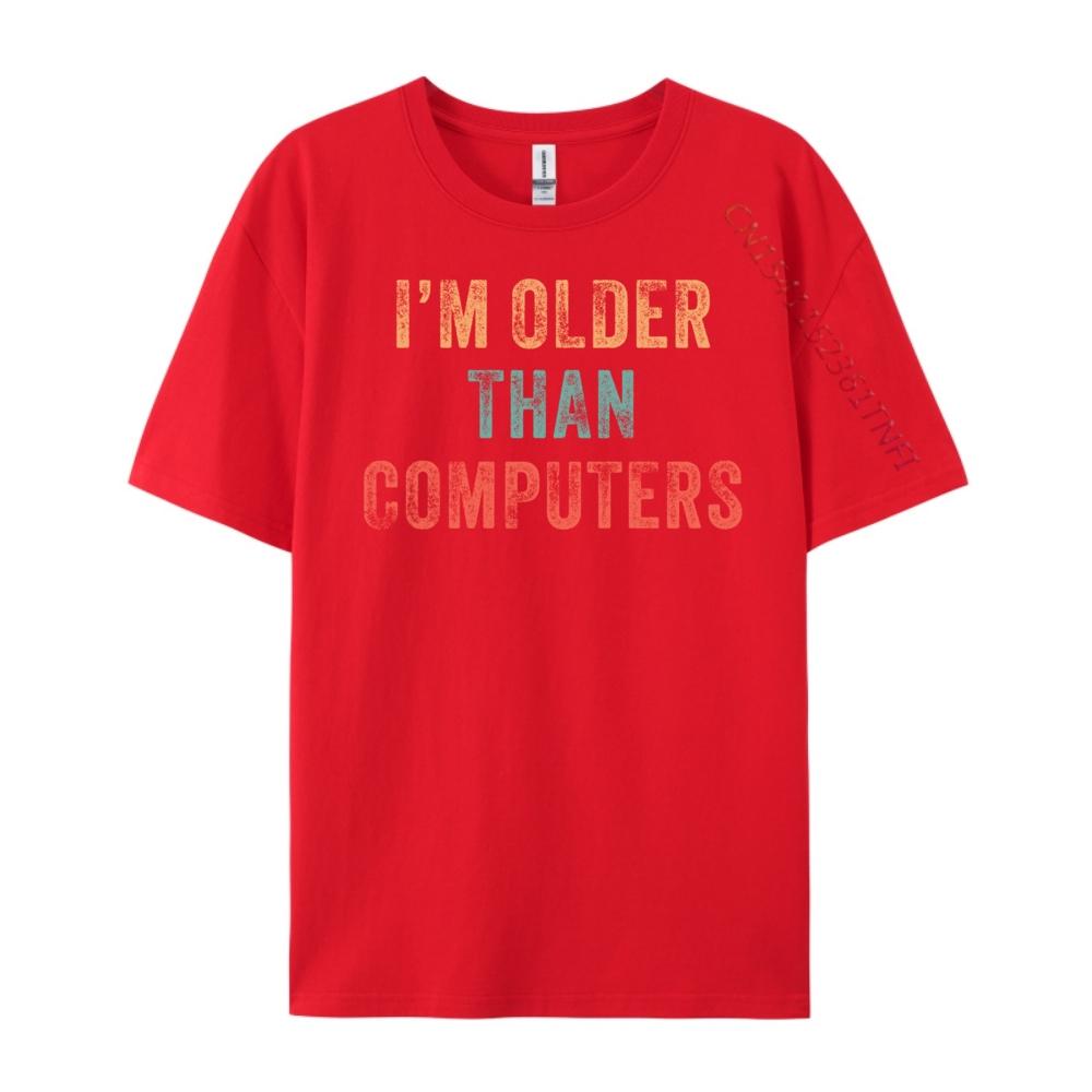Funny Age Birthday Humour I M Older Than Computers Clothing TShirt Brand Clothing Mens Clothing Easter Day S