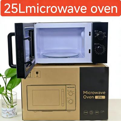 20L/25L Multifunktionale Haushaltsmikrowelle mit Drehteller und mechanischem Drehknopf