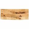 VidaXL Table Top 90x30x2.5 Cm Live Edge Solid Mango Wood, Wooden Table Top, Side Table Top, 370335