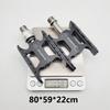 2 size ultralight 158g bicycle pedal for Brompton bike black/silver color aluminum + titanium axis 1pair