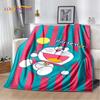 3D Cartoon Dream D-Doraemon Anime Soft Flannel Blanket for Bed Bedroom Sofa Picnic,Throw Blanket for Cover Outdoors Leisure Gift