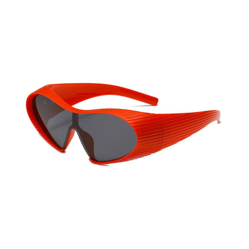 

Future technology sense one-piece sunglasses trend exaggerated personality glasses Europe and the United States fashion avant-ga
