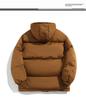 2025 Men's Winter Loose Hooded Cotton Jacket - Thick, Fashionable, Casual Outerwear