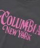 COLUMBIA UNIVERSITY Uni Women Curved Slim-Fit S/S T-Shirts_Charcoal