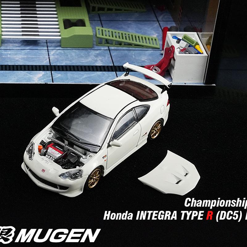 MOTORHELIX MH diecast model 1:64 INTEGRA TYPE DC2 DC5 MUGEN Alloy  Static decorative item collection  car model
