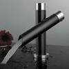 Black Bathroom Unique Single Handle Waterfall Basin Faucet Spout Mixer Tap Deck Mounted  Bronze Finished Hot & Cold Water