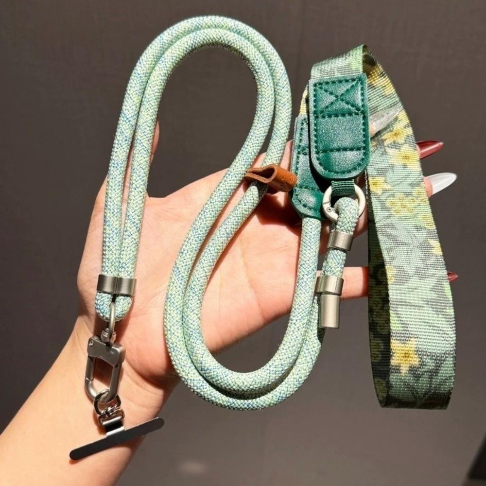 Metal Hook Phone Lanyard 360 Degree Rotation Long Hanging Rope  for Phone Case
