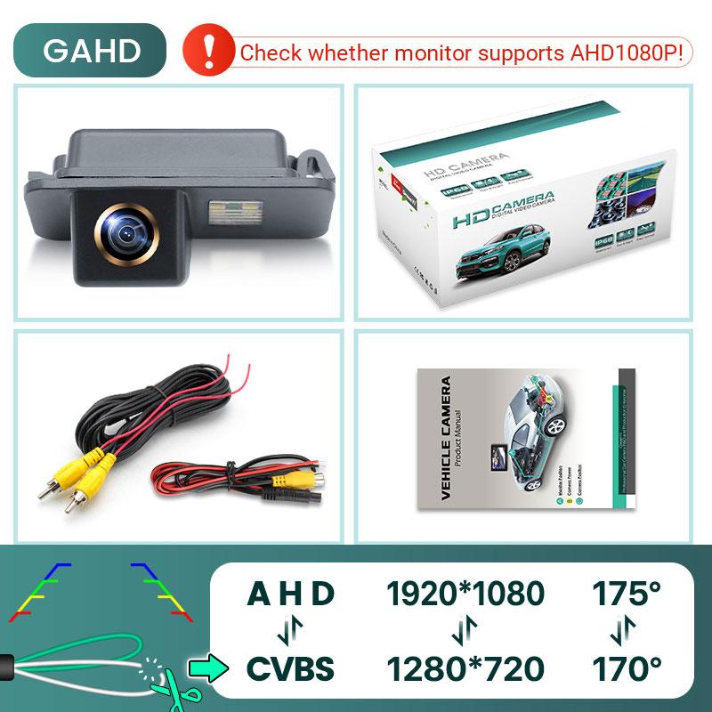 

GreenYi 170° HD 1080P Car Rear View Camera for Ford Mondeo Fiesta Focus Hatchback S-Max Kuga Night Vision Reverse Reversing AHD AHD1080P
