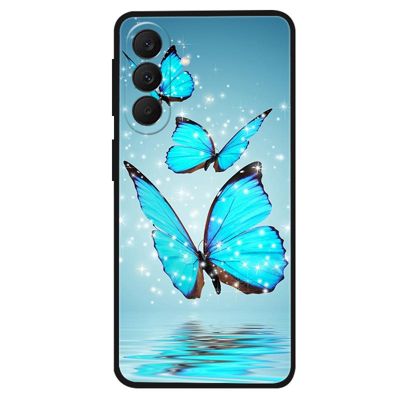 For Samsung Galaxy A57 A37 5G Case Bumper Starry Sky Soft Silicone TPU Back Cover for Samsung A37 A57 Phone Case Cute Cat Cover
