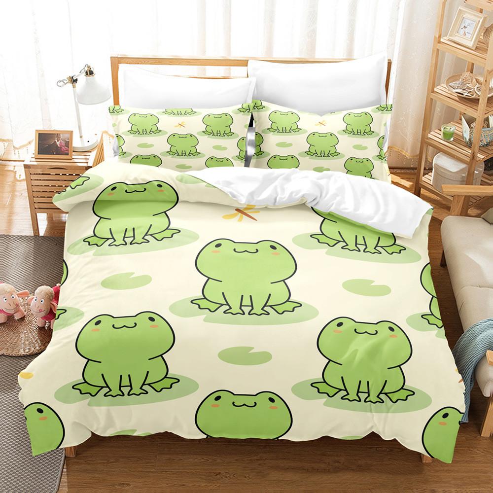 

3D комплект постельного белья для девочек, пододеяльник и наволочка для детской комнаты, 2/3 шт., AU240 * 270, полноразмерное украшение для дома Baby 100x135cm