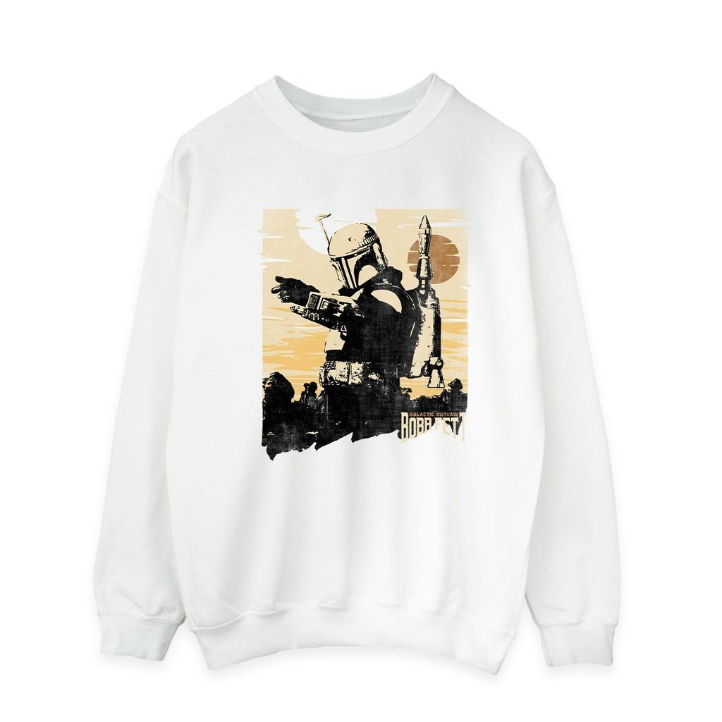 Star Wars Mens The Book Of Boba Fett Points Sweatshirt
