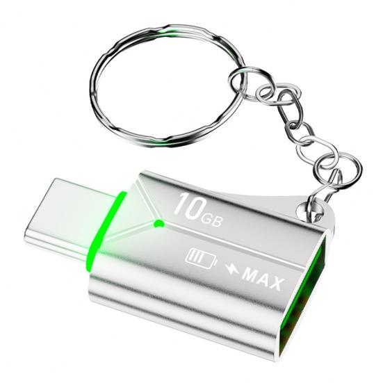 Portachiavi Dati OTG da Tipo-C a USB3.0 con Adattatore 10Gbps Trasferimento USB-C Portatile a Maschio USB3.0 Femmina