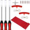 Tyre Lever Tool 3 Tire Lifter with 2 Protective Knobs and 6 Valve Core and Wrench Tire Change Kit Tire Change Tire Change Tire Change