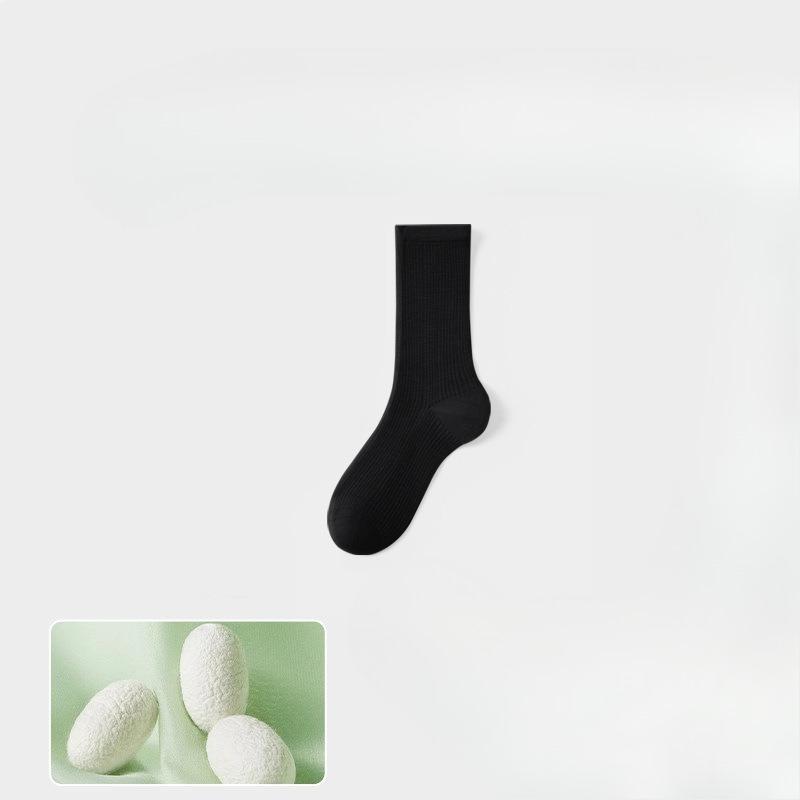 Summer Thin Socks - Antibacterial Mesh Breathable Silk-spun Pile Socks Without Bones