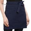 Wasserdichte Unisex-Halbschürze mit Tasche, Kellnerin, Chef-Taillenschürze, resistent, für Restaurant, Café, Schnürung, kurze Schürze