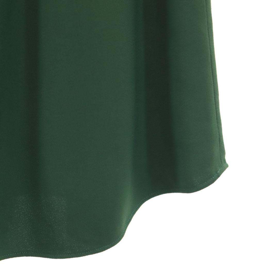 Chloe Midi Length Flare Skirt Deep Green Women Used