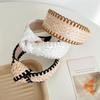 PROLY New Fashion Hairband For Women Straw Braided Patchwork Headband Cool Turban Summer For Adult Hair Accessories