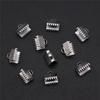 Bandenden Crimp-Clips Antikstil Zubehör für die Schmuckherstellung 8 Größen 4 Farben