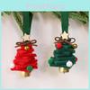 Christmas Felt Mini Tree Bell Ornament With Eco Friendly Material For Holiday Decor