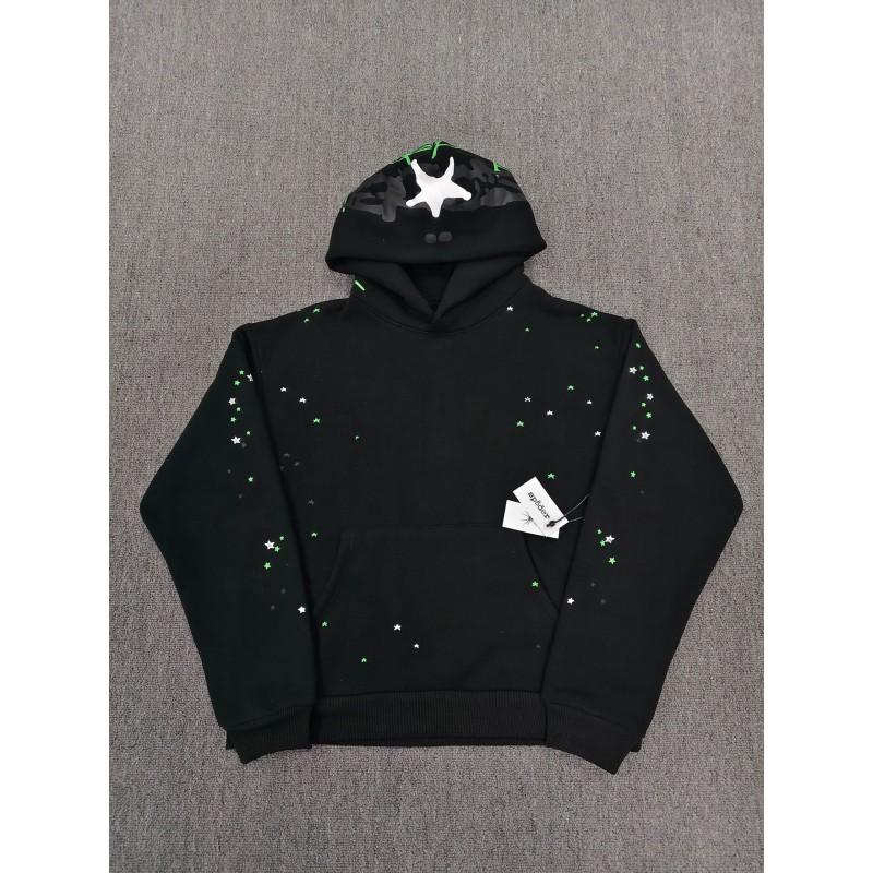 Womens Oversized Hoodie American Style Printed Sweatshirt Winter Heavyweight Casual Streetwear