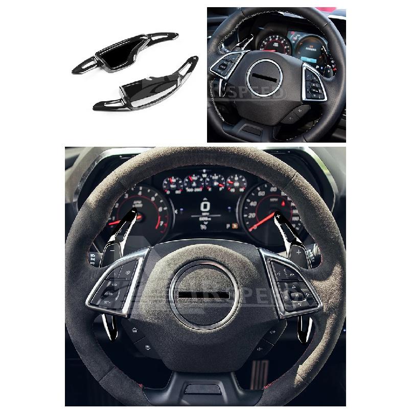 TOP ABS Car Steering Wheel Paddle Shifter Cover for Chevrolet Camaro 2016 2017 2018 2019 2020 2021 2022 2023 Trim Accessories