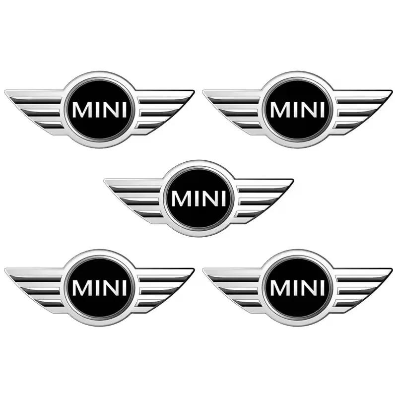 Car Key Emblem Stickers Auto Control Key Logo Accessories For BMW MINI WORKS One Cooper JCW R60 R59 R57 R58 R56 R55 F55 F56