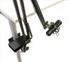 Nagao Seisakusho Black Pole Mount Clamp Table for Mounting a Microphone Arm to the Back of a Monitor or on a Monitor Video Web Conferencing