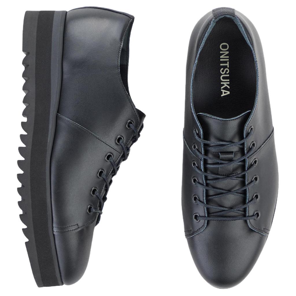 ONITSUKA TIGER Lace-Up Lo Fashion Casual Non-Slip Durable Low-Top Skate Shoes Women Sneaker Black 1182A309-003