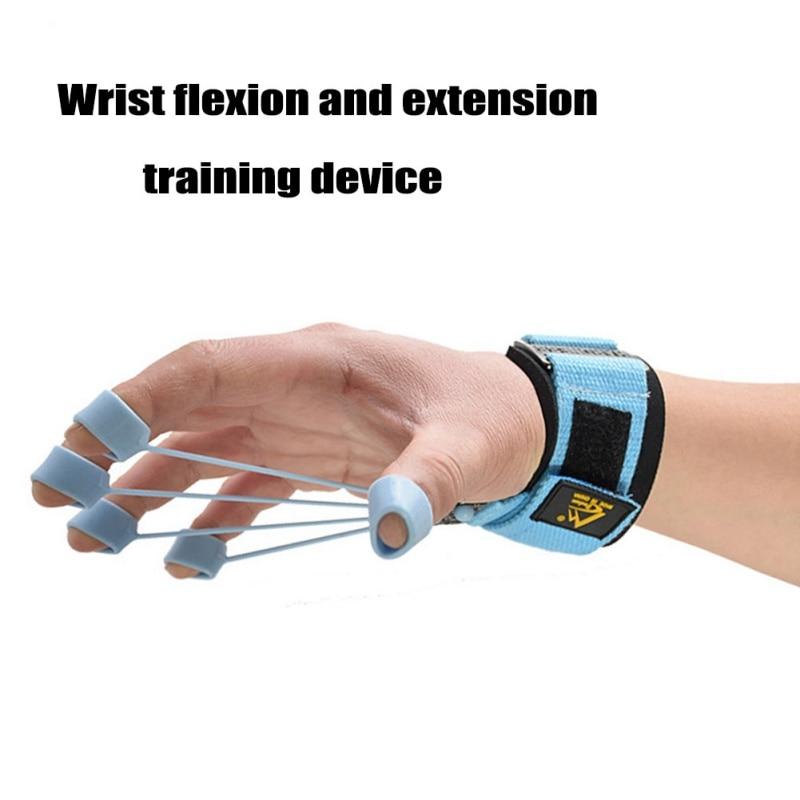 Pinza de mano expansor de dedo entrenador de dedo ejercitador de resistencia bandas Fitness dedo fuerza dispositivo de agarre entrenamiento de mano